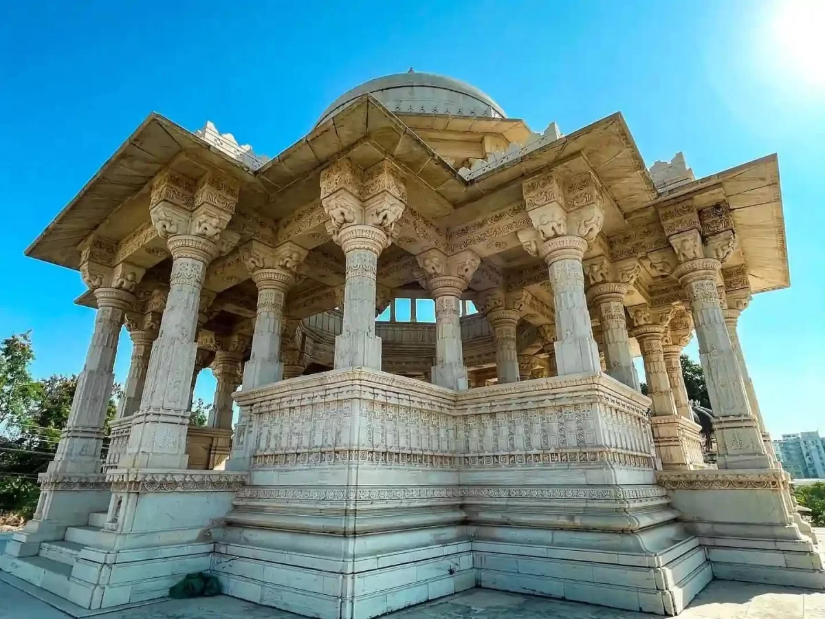 Ahar Museum Udaipur, historic cenotaphs and royal cremation site in Rajasthan, popular heritage tourist attraction.