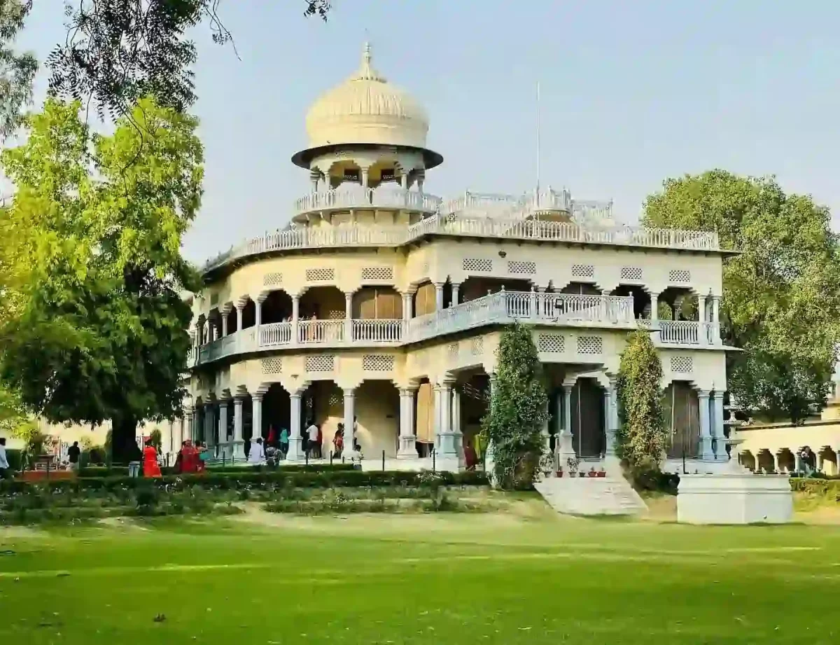 Anand Bhawan Museum Prayagraj, historic Nehru family residence and iconic heritage museum in Uttar Pradesh India.