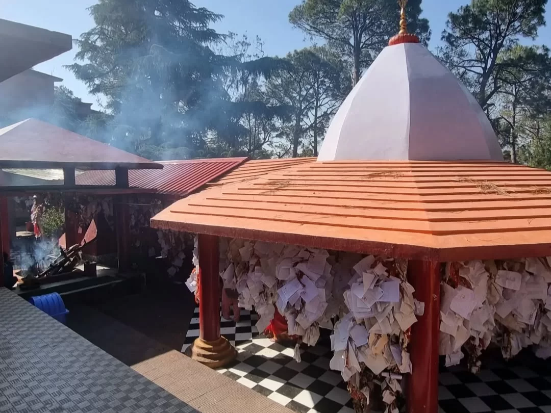 Chitai Golu Devta Temple in Almora, Uttarakhand adorned with thousands of prayer letters and bells, a revered shrine included in Uttarakhand tour packages