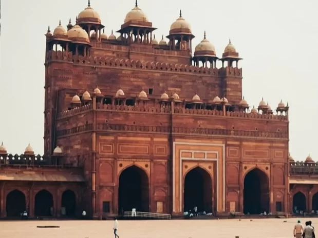 Fatehpur Sikri red sandstone Mughal architecture complex, UNESCO World Heritage Site in Uttar Pradesh