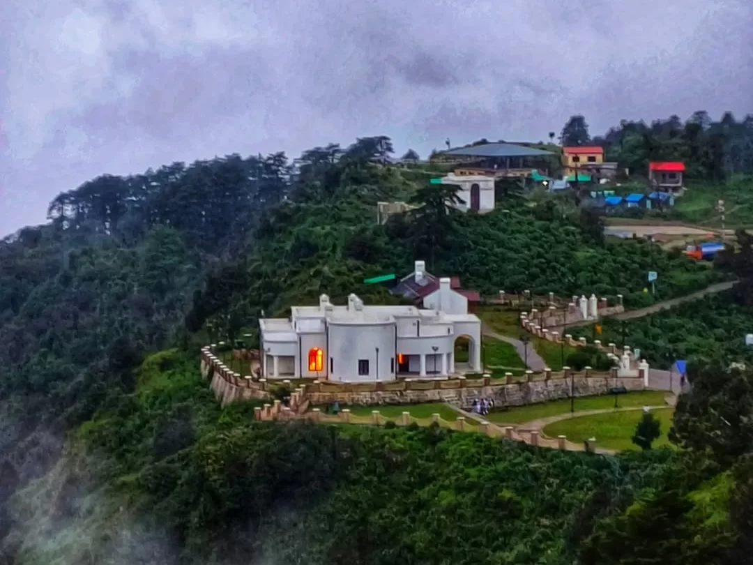 George Everest House in Mussoorie, Uttarakhand perched on a scenic hilltop overlooking lush valleys, a historic colonial landmark featured in Uttarakhand tour packages