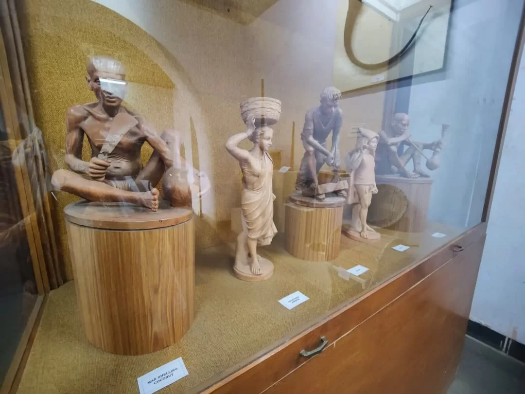 Goa State Museum Panaji cultural exhibits with traditional sculptures and historical artifacts on display