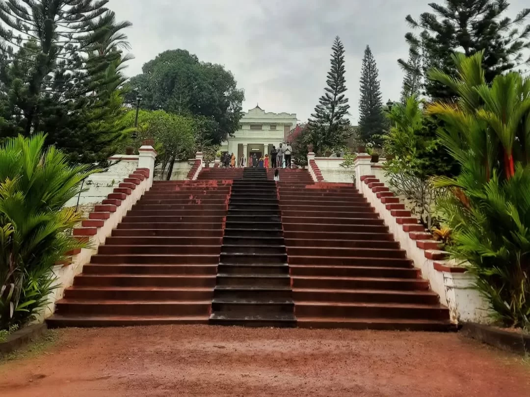 Hill Palace Museum, Tripunithura Kerala heritage palace complex with grand staircase and landscaped gardens