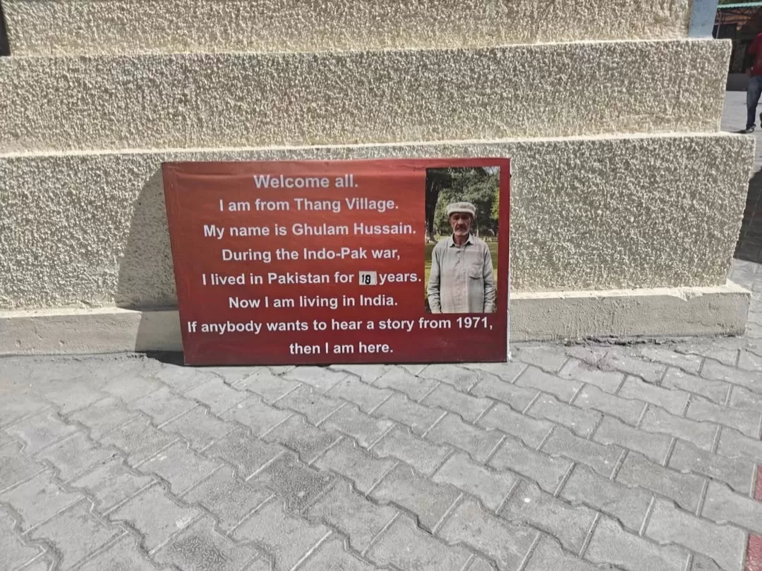 Turtuk village Ladakh Thang welcome board My name is Thang village lived in Pakistan for 71 years during Indo Pak war now living in India hear my story, perfect historical border village tour package.