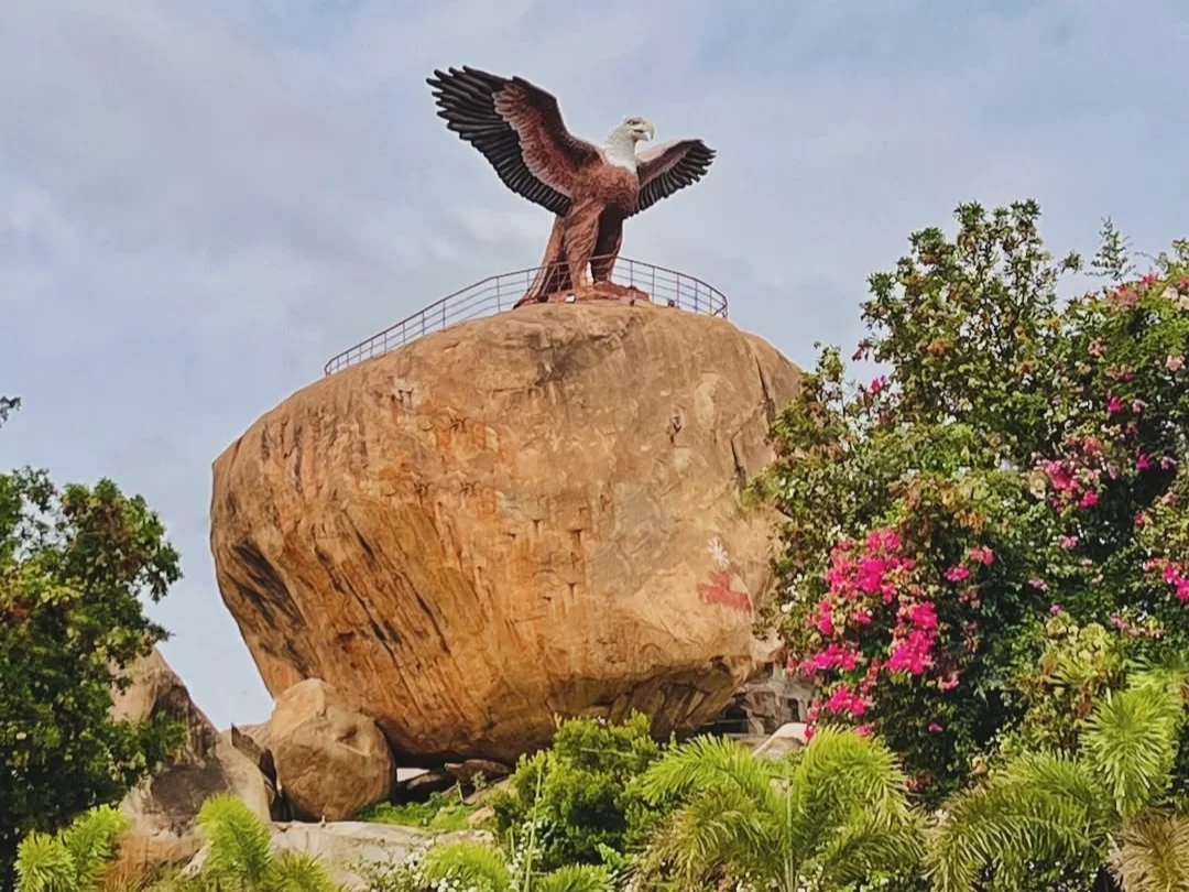 Jataayu Theme Park Lepakshi giant bird statue attraction in Andhra Pradesh tour packages.