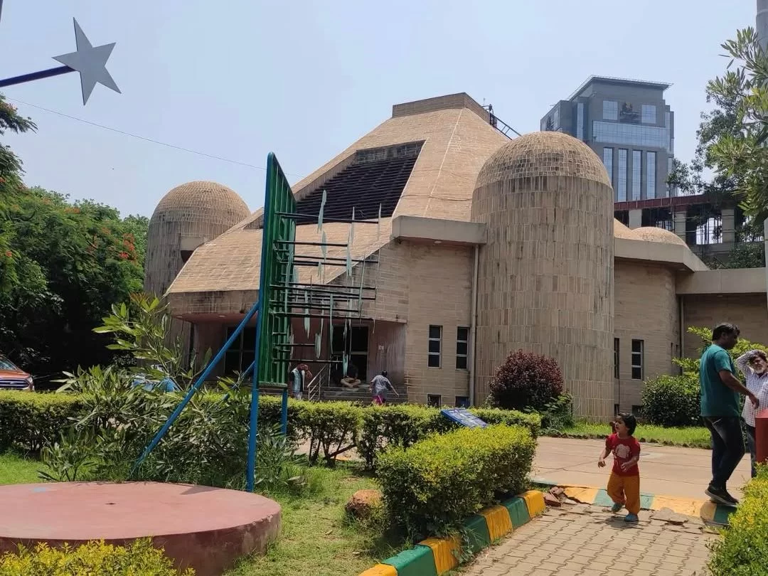 Jawaharlal Nehru Planetarium Bangalore science museum with dome theater and astronomy exhibits Karnataka