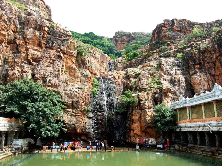 Kapila Theertham, Tirupati – sacred waterfall temple surrounded by rocky hills and serene holy pond