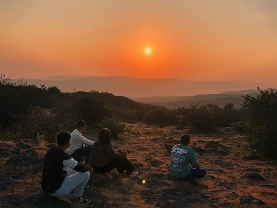 Mumbai Sunset Point scenic sunset view over hills in Maharashtra tour packages