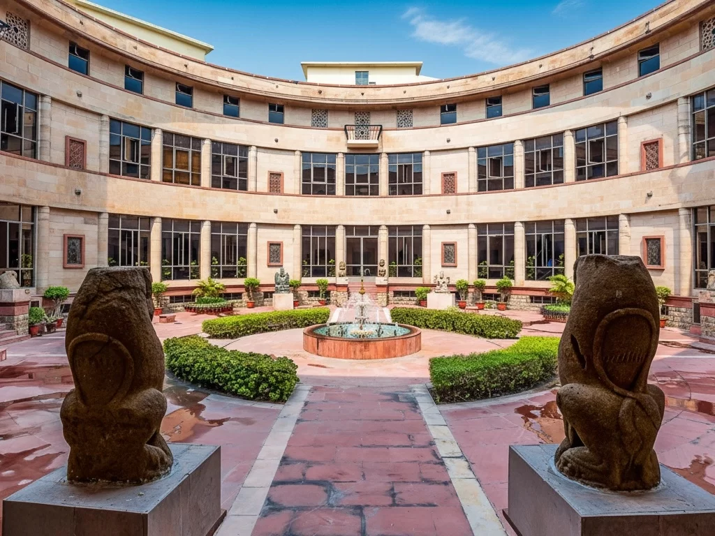 National Museum Delhi, premier cultural museum showcasing ancient Indian art, artifacts and heritage collections.