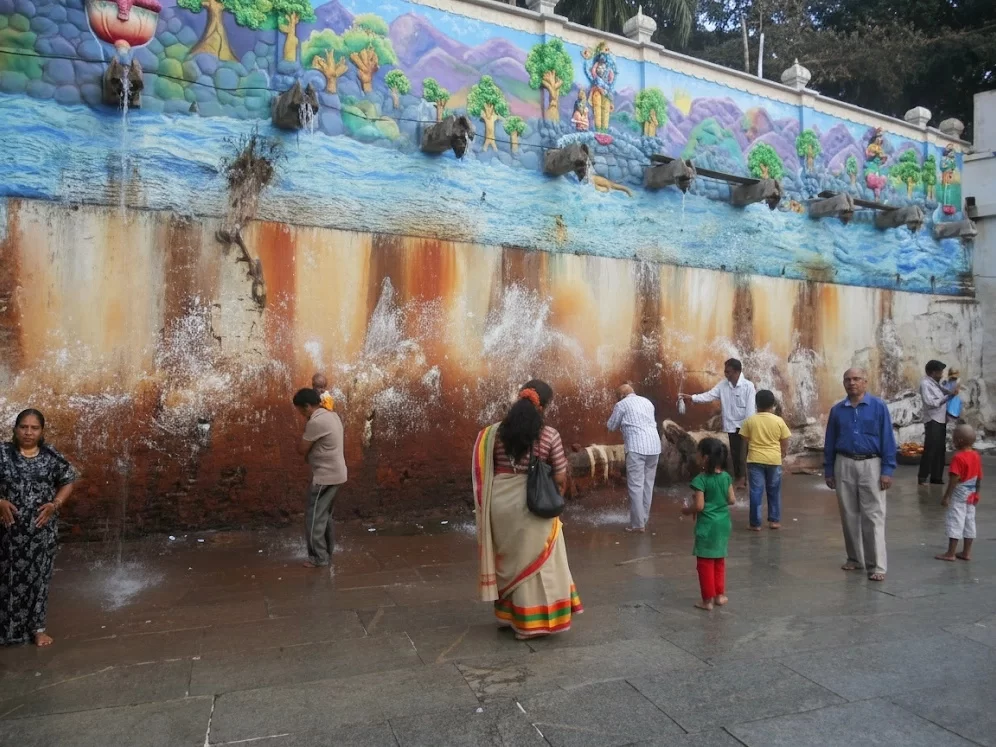 Papavinasam Theertham, Tirumala sacred temple waterfall where devotees bathe in holy water springs.