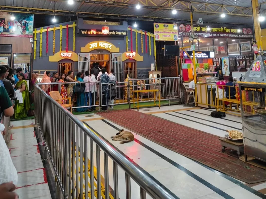 Shri Khandoba Mandir Shirdi. Historic temple dedicated to Lord Khandoba, sacred site linked to Sai Baba’s arrival in Shirdi.