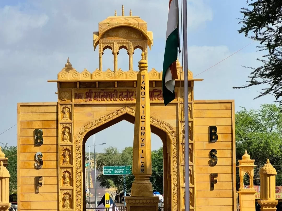Shri Tanot Mata Temple, revered Hindu temple near India-Pakistan border in Jaisalmer, Rajasthan.