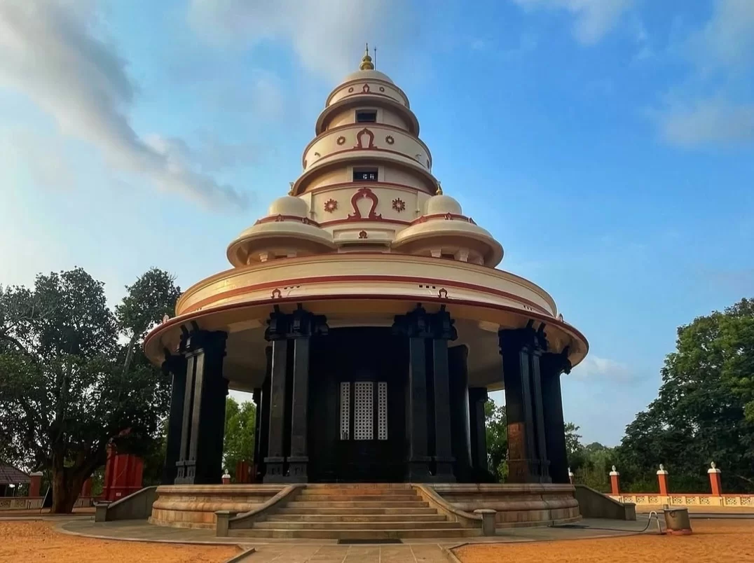 Sivagiri Mutt in Varkala, spiritual pilgrimage center and ashram of Sree Narayana Guru in Kerala.