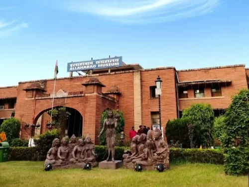 Allahabad Museum Prayagraj, historic cultural museum showcasing art, archaeology and heritage collections in Uttar Pradesh India.