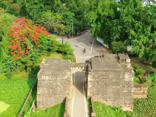 Barabati Fort, historic 14th century fort in Cuttack, Odisha known for its massive gateway and ancient ruins.