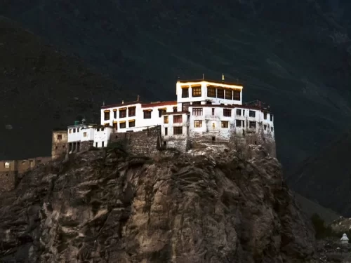 Bardan Monastery, ancient Buddhist monastery in Zanskar Valley near Padum, Ladakh India.