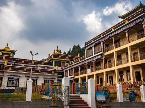 Bomdila Monastery Arunachal Pradesh serene Buddhist monastery offering panoramic Himalayan views and spiritual ambiance.