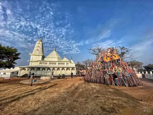 Chauragarh Temple & Fort in Pachmarhi with hilltop shrine and trident offerings, Madhya Pradesh pilgrimage tourism site