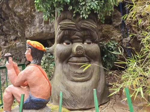 Eco Cave Park Nainital adventure caves with themed sculptures and natural rock formations in Uttarakhand