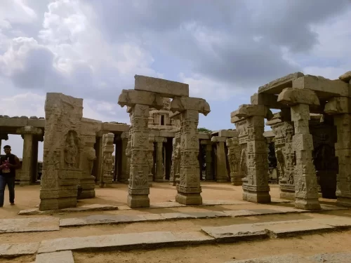 Hanging Pillar Lepakshi temple architectural marvel in Andhra Pradesh tour packages.