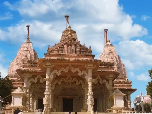 Hinkar Tirtha, Vijayawada – serene Jain temple with intricate marble architecture and spiritual ambiance
