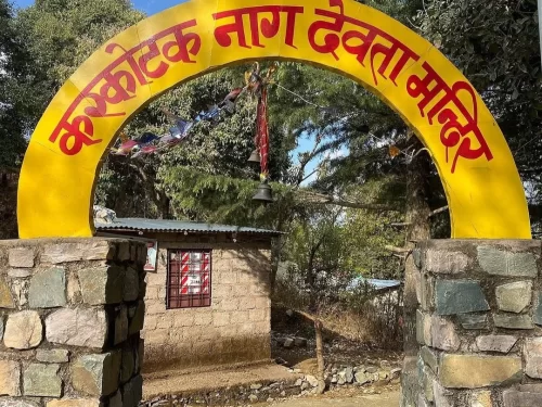 Karkotak Mandir Nainital hilltop temple dedicated to Karkotak Nag with scenic Himalayan views