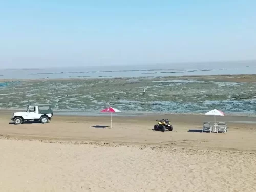 Kuda Beach, peaceful coastal retreat near Diu known for its clean shoreline, calm waters, and scenic open sea views.