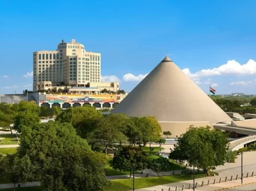 Mahatma Mandir Gandhinagar, iconic convention center and exhibition complex in Gujarat, major business and cultural venue in India.