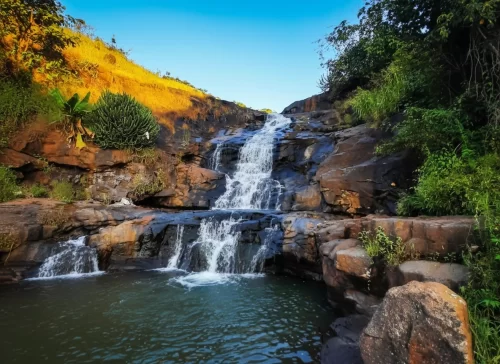 Malawali Waterfall scenic cascade near Lonavala in Maharashtra tour packages