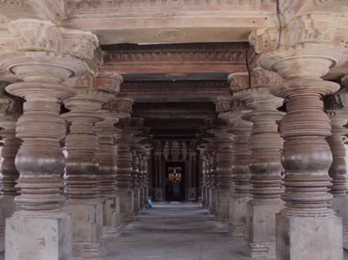 Meghna Cave Temple in Arunachal Pradesh ancient rock-cut shrine with carved stone pillars