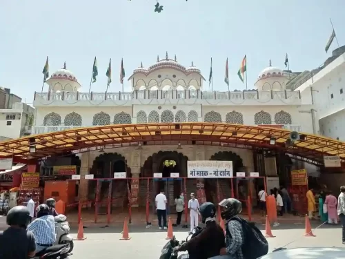 Moti Doongri Ganeshji Temple Jaipur Ancient Hindu shrine dedicated to Lord Ganesha with a gold seated idol Rajasthan.