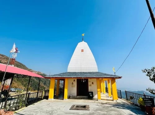 Nag Devta Temple Mussoorie hilltop Hindu shrine with panoramic Himalayan views and serene surroundings