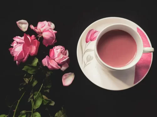 Shikara ride at Dal Lake Srinagar during sunset, featuring houseboats and mountains, romantic Srinagar tour package.