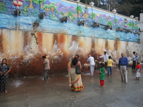 Papavinasam Theertham, Tirumala sacred temple waterfall where devotees bathe in holy water springs.