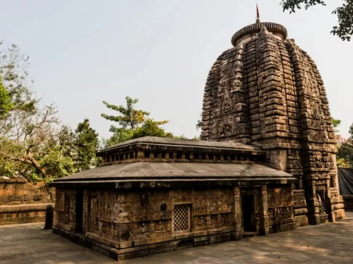 Parashurameshvara Temple, ancient 7th century Hindu temple in Bhubaneswar, Odisha known for intricate Kalinga architecture.