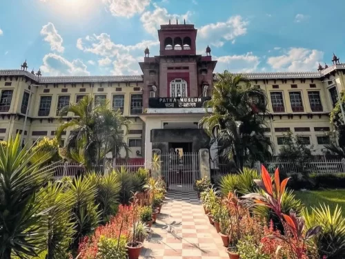 Patna Museum Bihar historic colonial architecture with landscaped garden entrance cultural heritage attraction 