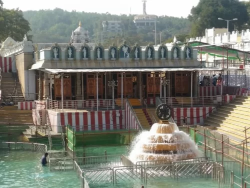 Sri Varahaswamy Temple, ancient Tirumala temple with sacred pushkarini and Dravidian architecture in Andhra Pradesh.