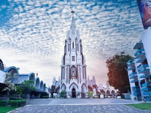 St. Mary’s Basilica Bengaluru Gothic-style Catholic church with tall white spire Shivajinagar Karnataka