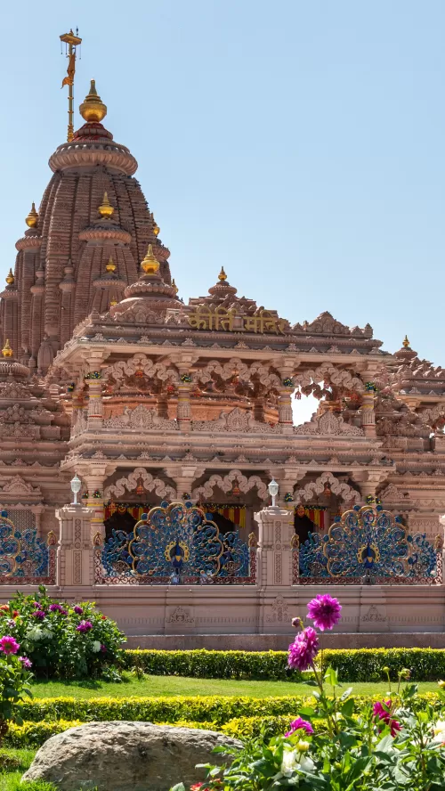 Kirti Temple, Barsana – ornate Radha Rani temple with carved façade featured in Uttar Pradesh tour packages