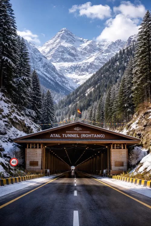 Atal Tunnel Rohtang, Himachal Pradesh – iconic highway tunnel in Himalayas featured in Himachal Pradesh tour packages
