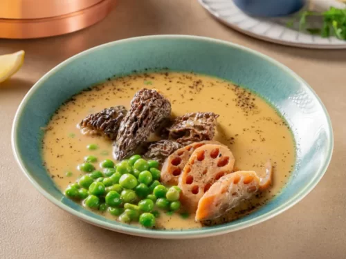 Shikara ride at Dal Lake Srinagar during sunset, featuring houseboats and mountains, romantic Srinagar tour package.